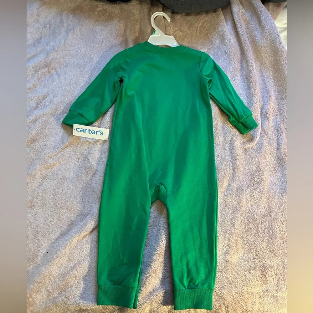 NWT Carter’s St. Patrick’s Day Shamrock Little and Lucky Irish Terry Romper